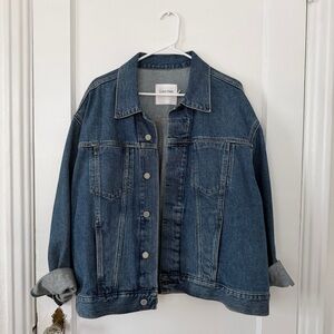 Calvin Klein Women's Dark Blue Jean Jacket